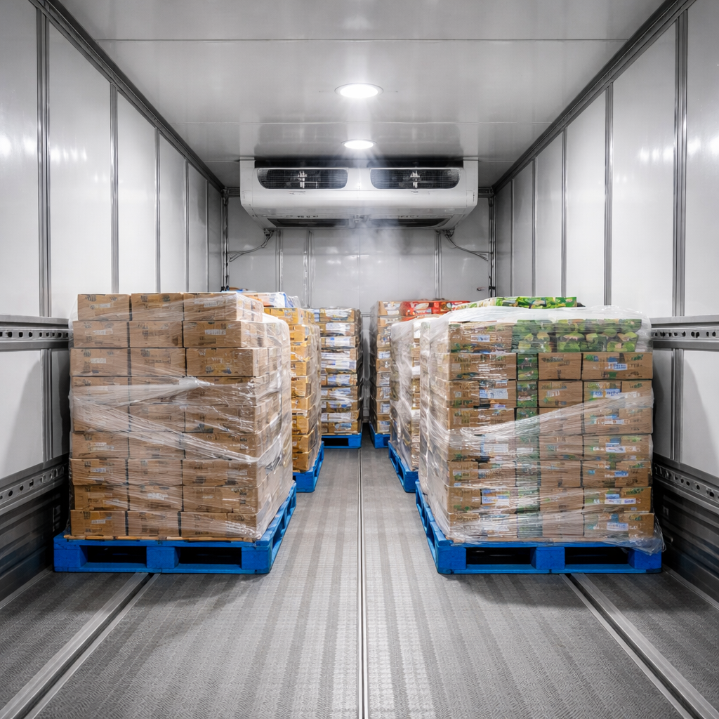 FTL and LTL shipping truck North America, GMK Strategic Solutions logistics logo, Strategic solutions truck Canada and USA, Full Truckload FTL shipping services, Flatbed and heavy haul transport, Temperature controlled reefer logistics, High-volume regulated industries support, Automotive logistics and parts shipping, Industrial equipment transportation, Pharma logistics services, North American logistics service map, Trucking company Edmonton Chamber of Commerce, GMK logistics provider Canada USA, Heavy haulage transport services, Professional freight shipping operations.